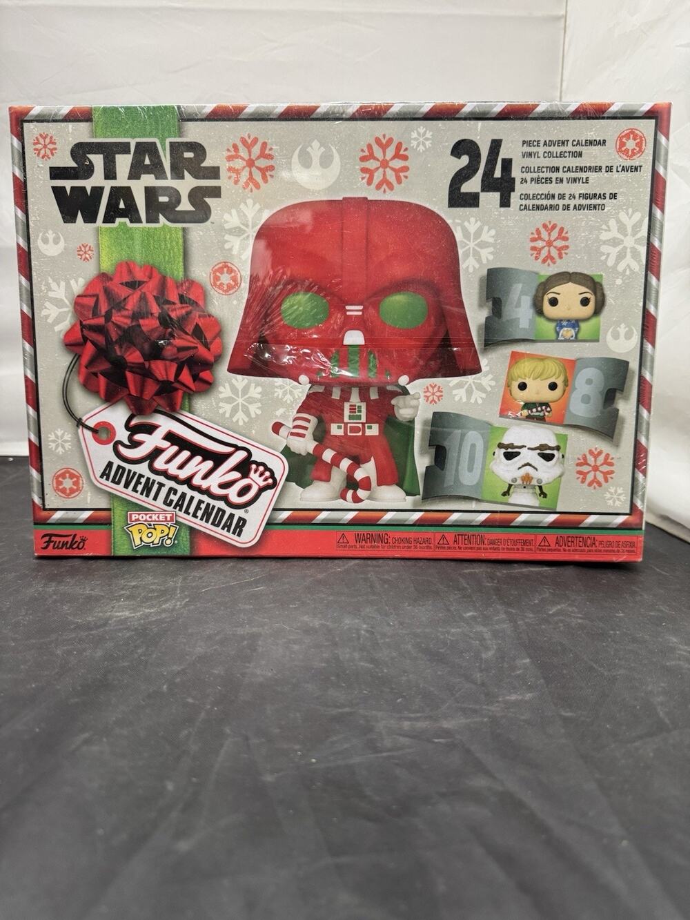 STAR WARS Funko Advent Calendar Holiday 24 Piece Figure Mini Pocket Pop! 2022